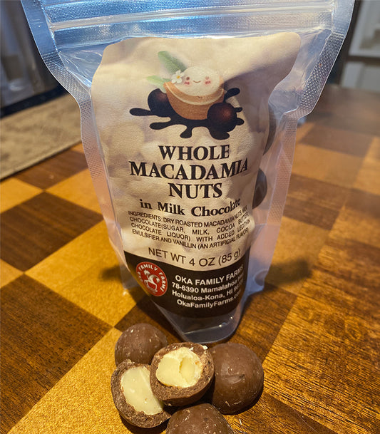 Milk Chocolate Covered Macadamia Nuts